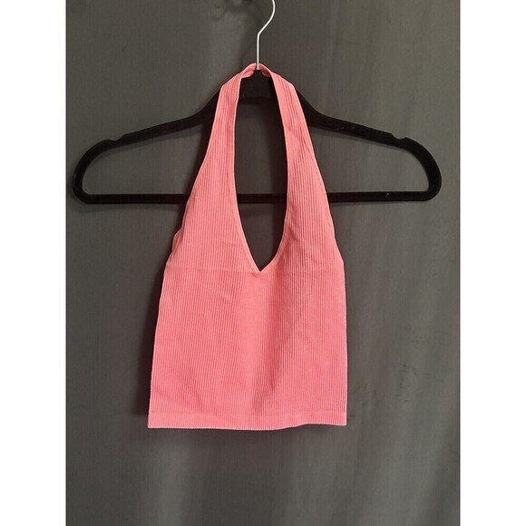 Urban outfitters Out From Under Jackie Seamless Halter Bra Top Pink Size… - Picture 3 of 9